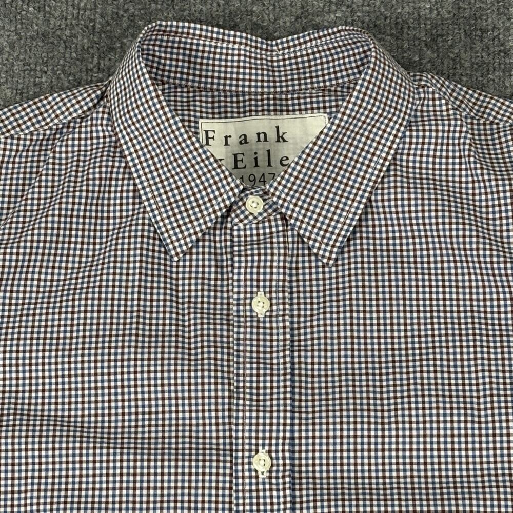 Frank & Eileen PAUL Check Button Shirt Size XL Long Sleeve